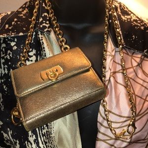 SALVATORE FERRAGAMO MINI BAG / NECKLACE